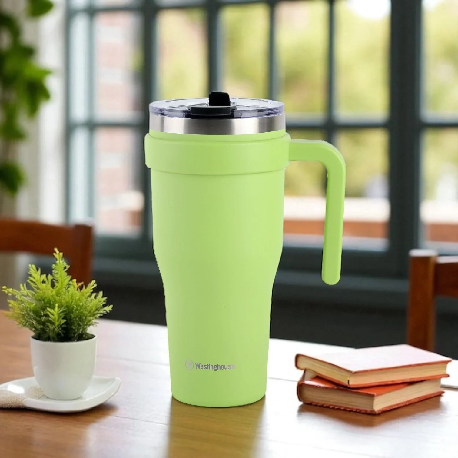 Westinghouse, Double Wall Stainless Steel Tumbler With Handle, 40oz/1184ml