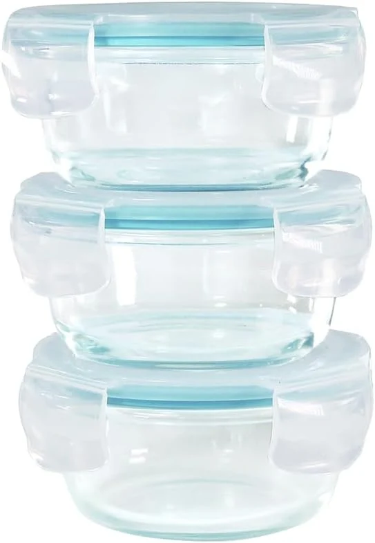 Westinghouse, 3-Piece Round Glass Storage Set
