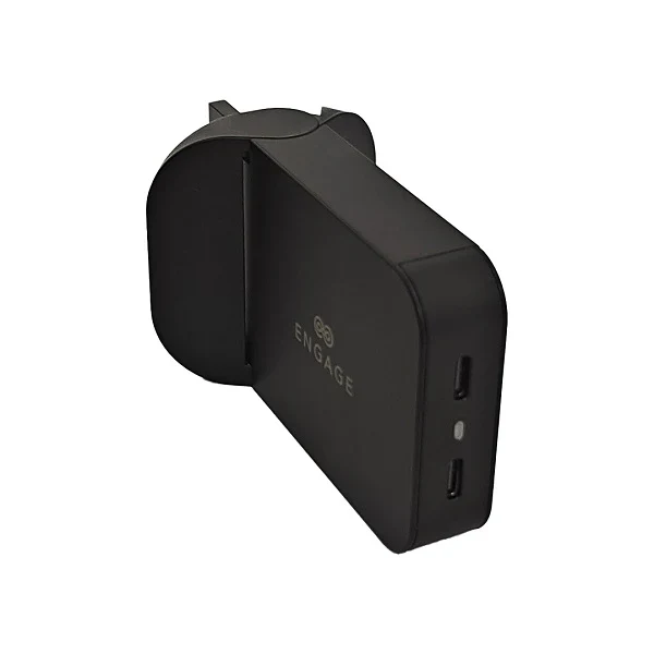 Engage, Foldable Dual USB-C Power Adapter (65W)