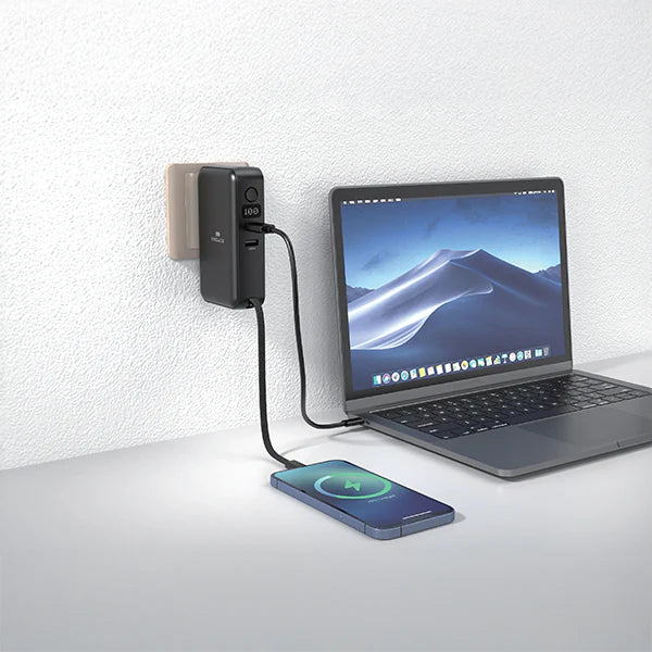 Engage, Hybrid 65W GaN Charger 10000mAh Power Bank