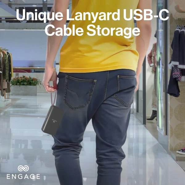 Engage, Hybrid 65W GaN Charger 10000mAh Power Bank