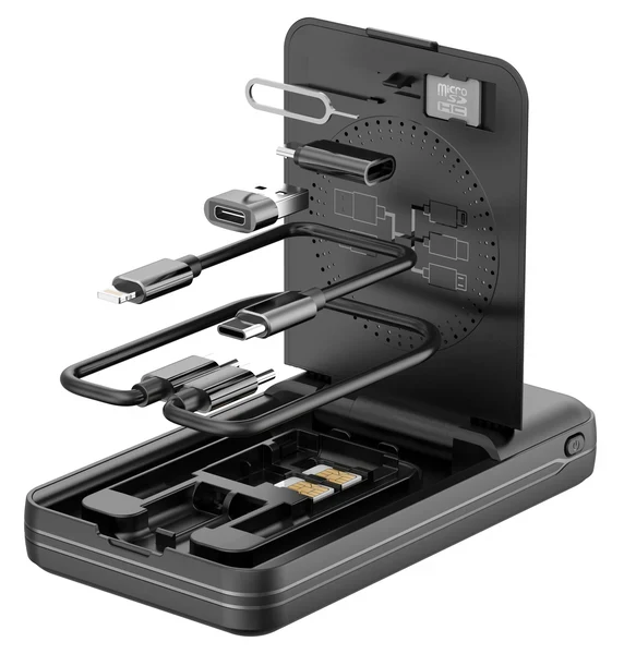 Engage, Magnetic Wireless Power Bank (10000mAh) Multi-Functional (20W)