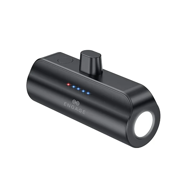 Engage, Lightning Port Ultra-Compact Power Bank (5000 mAh) with Flashlight (18W)