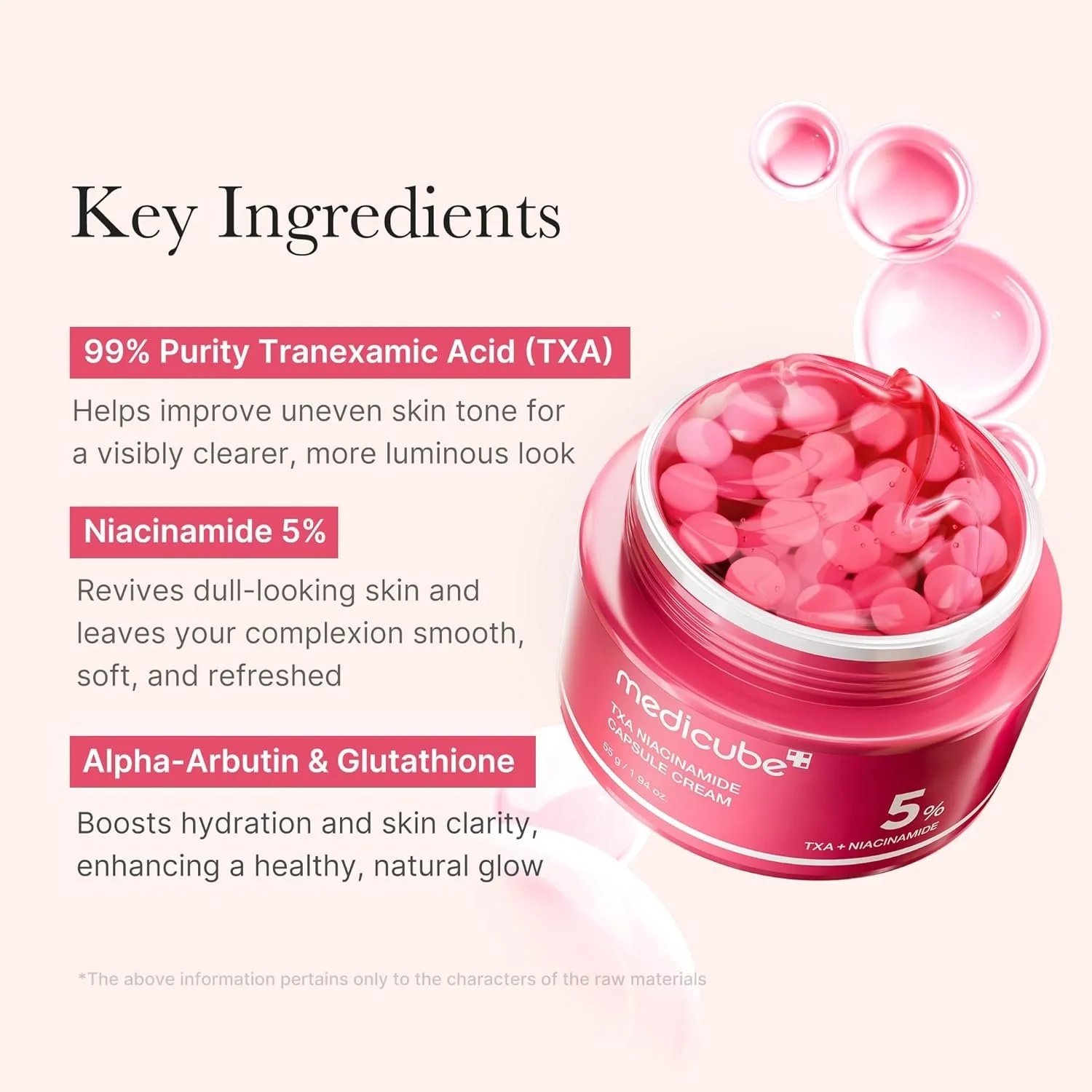 Medicube TXA Niacinamide Capsule Cream - 55 gr