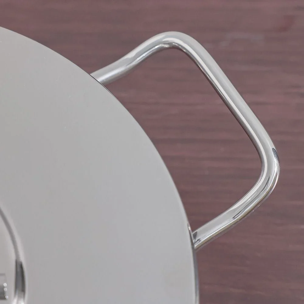 ASTRA ASTRA 9 Piece 18/10 Stainless Steel Cookware Set (24, 24, 20, 16 cm Casserole and 24 cm Pan) - Turkey