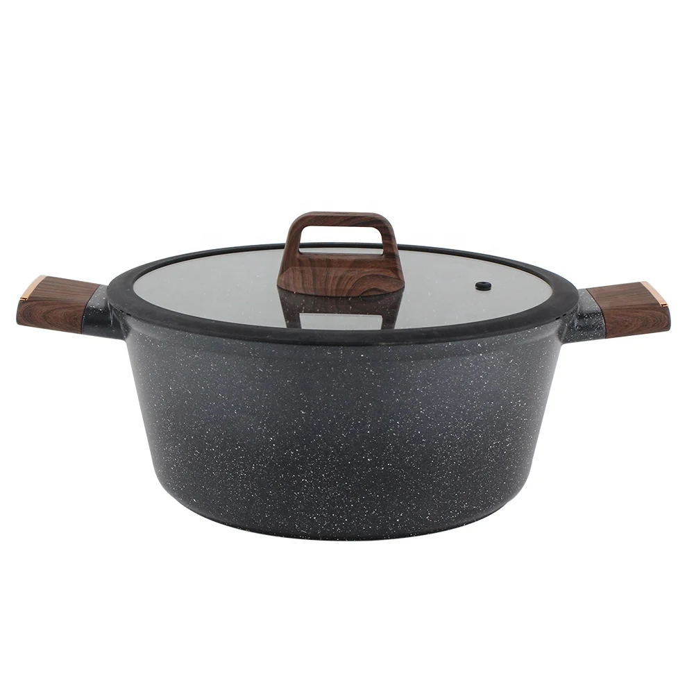 OSFE Marble Cookware Set 12 pcs - Black