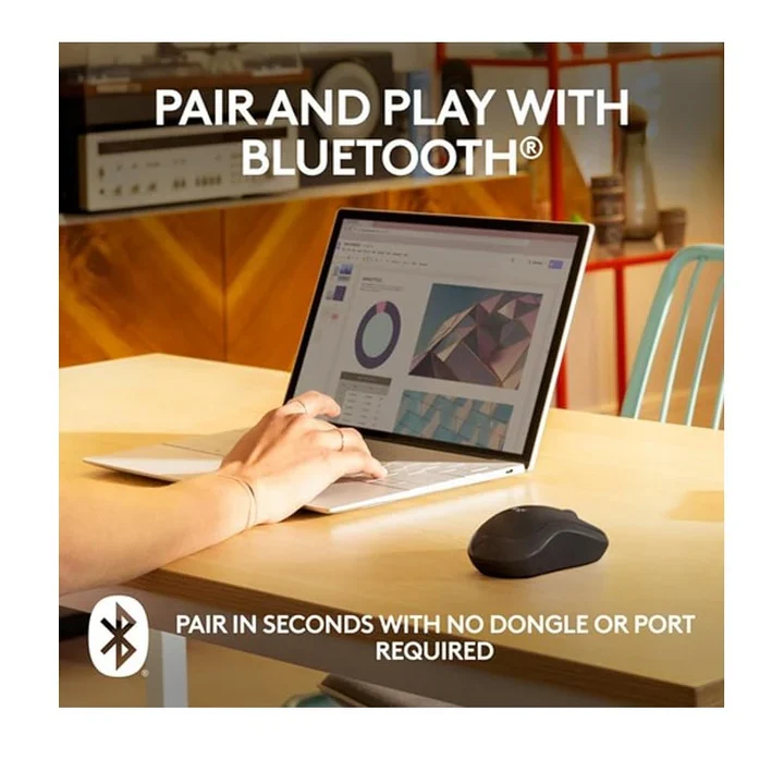 Logitech M241, Silent Bluetooth Mouse – Graphite