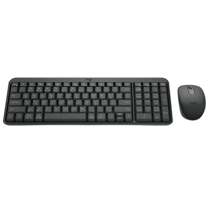 Logitech MK250, Compact Bluetooth Wireless Combo, Keyboard & Mouse, English/Arabic - Graphite