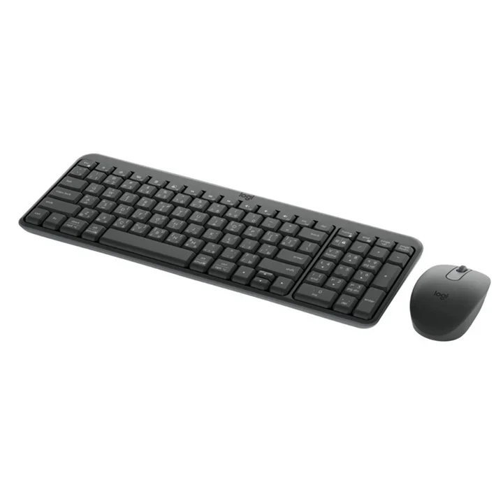 Logitech MK250, Compact Bluetooth Wireless Combo, Keyboard & Mouse, English/Arabic - Graphite