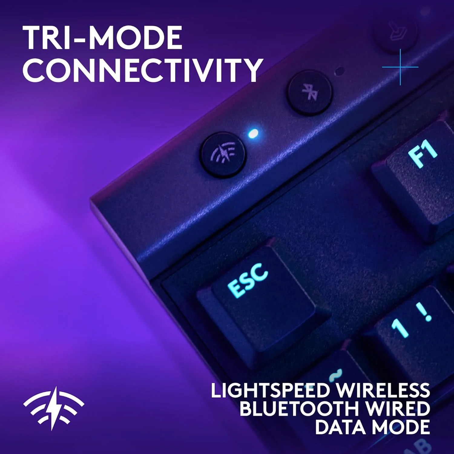 Logitech G515, TKL LIGHTSPEED Low-Profile Wireless Gaming Keyboard Tactile Switch