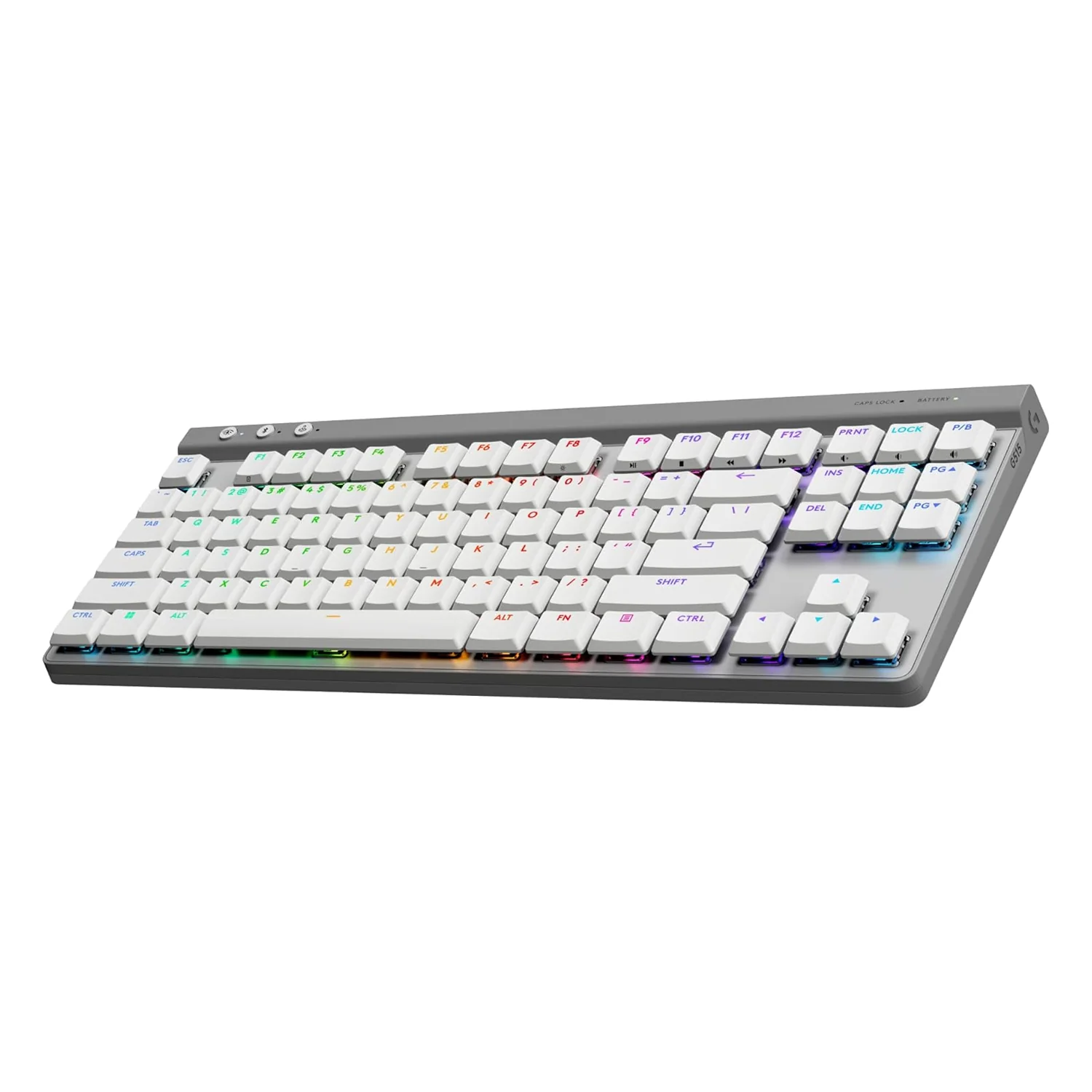 Logitech G515, TKL LIGHTSPEED Low-Profile Wireless Gaming Keyboard Tactile Switch