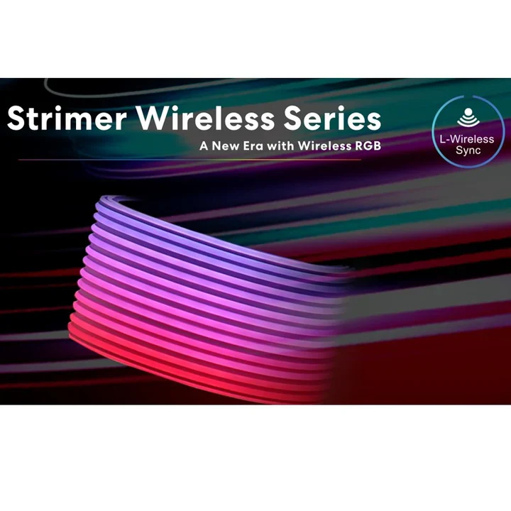LIAN LI, STRIMER Wireless CPU 2x8-PIN Addressable RGB Extension Cable
