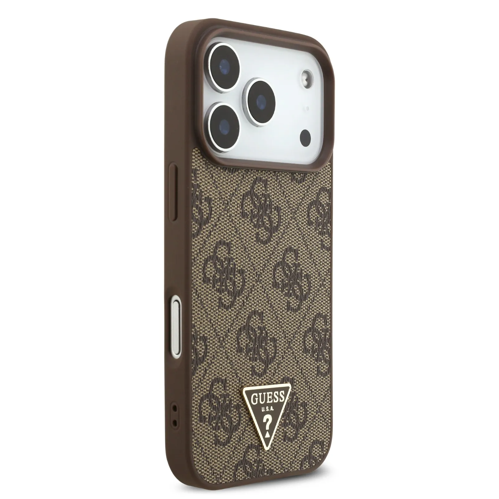 Guess, MagSafe 4G PU Leather Case with Small 4G Logo & Lanyard, iPhone 17 Pro