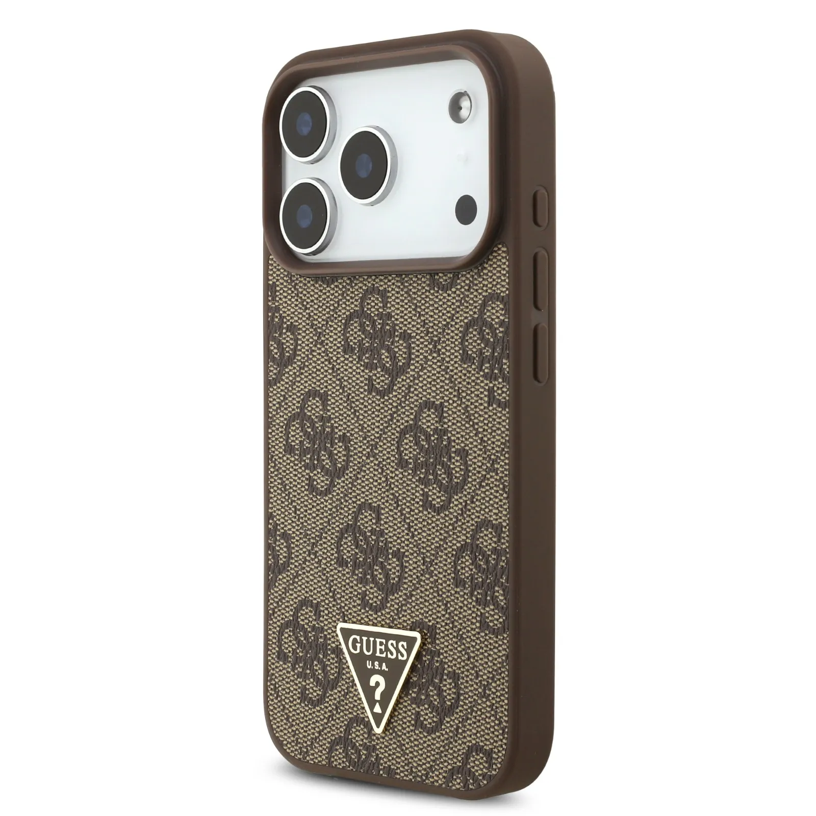Guess, MagSafe 4G PU Leather Case with Small 4G Logo & Lanyard, iPhone 17 Pro