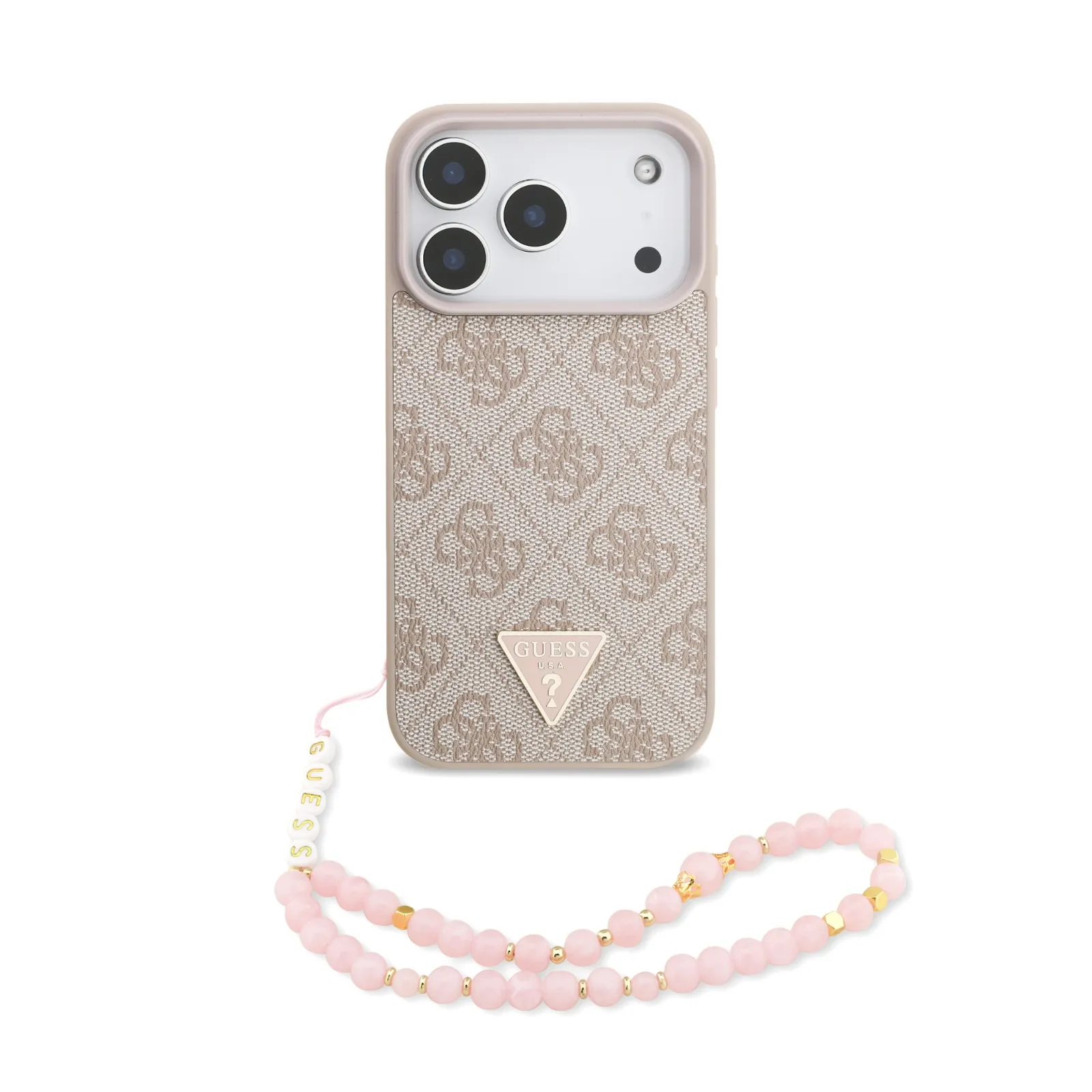 Guess, MagSafe 4G PU Leather Case With Small 4G Logo & Lanyard, iphone 17 Pro Max