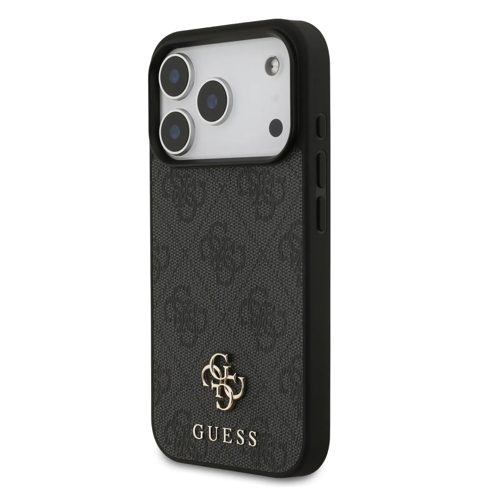 Guess, MagSafe 4G PU Leather Case with Small 4G & Classic Metal Logo, iPhone 17 Pro Max