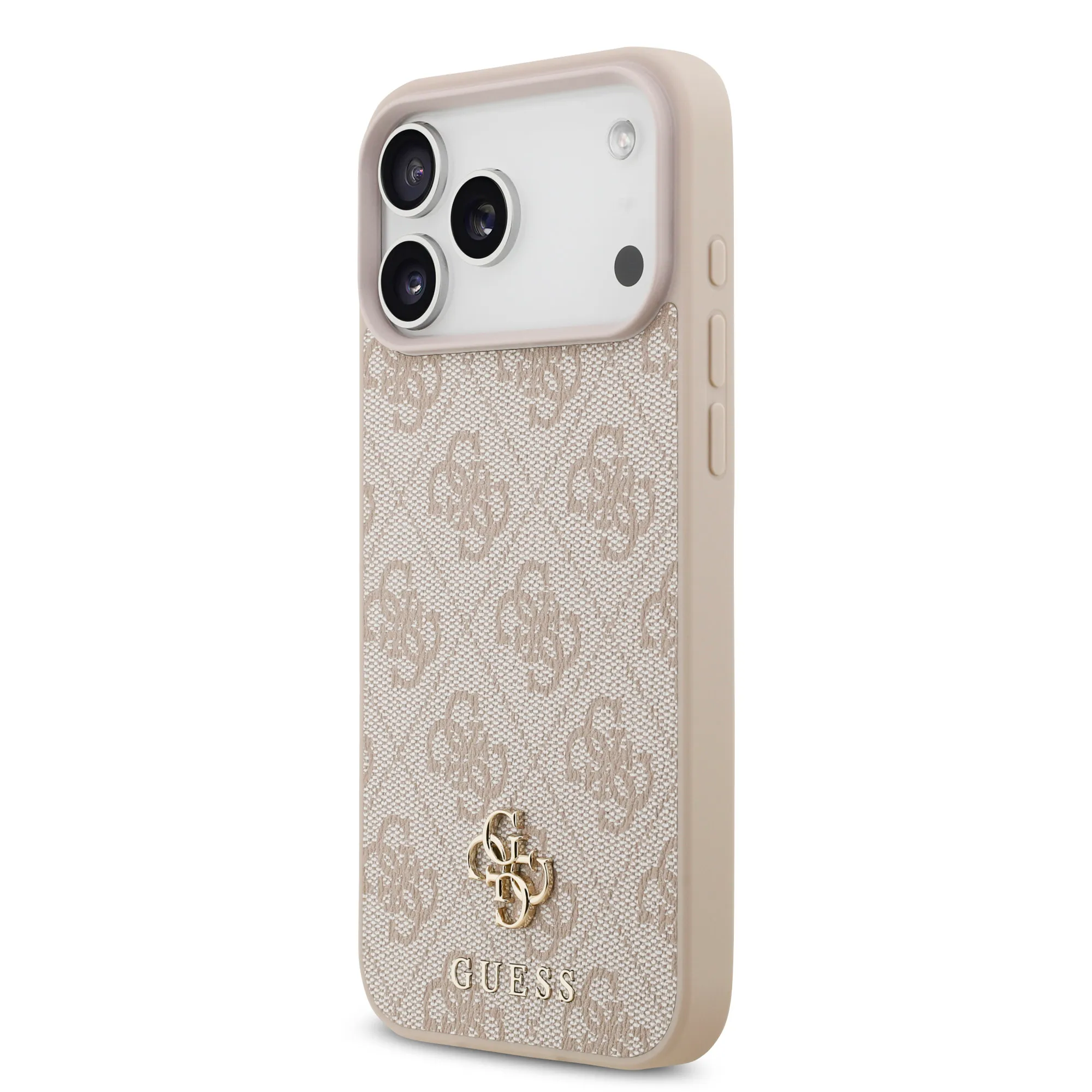 Guess, MagSafe 4G PU Leather Case with Small 4G & Classic Metal Logo, iPhone 17 Pro Max