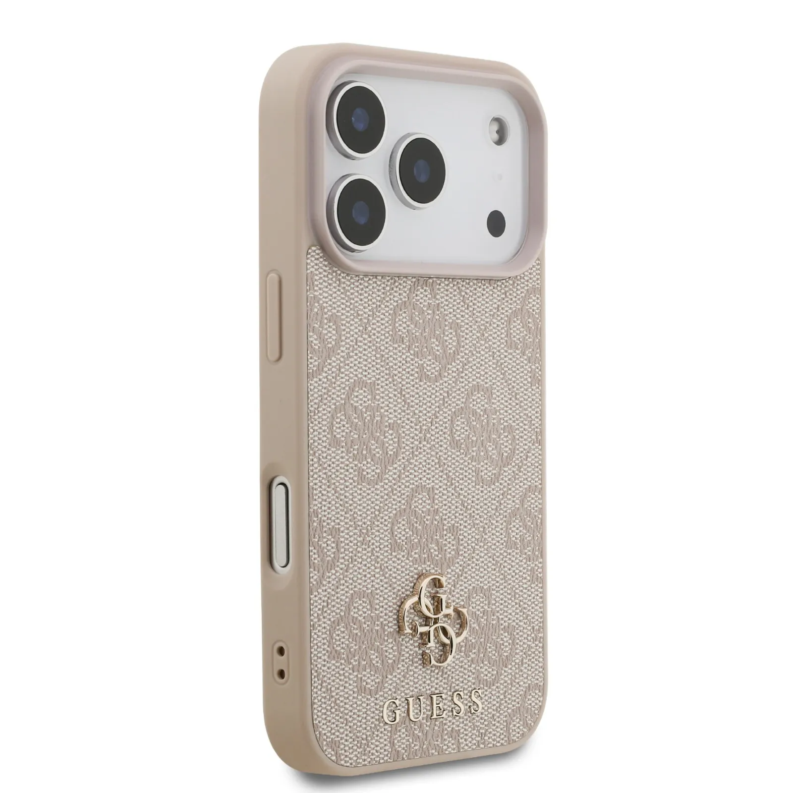 Guess, MagSafe 4G PU Leather Case with Small 4G & Classic Metal Logo, iPhone 17 Pro