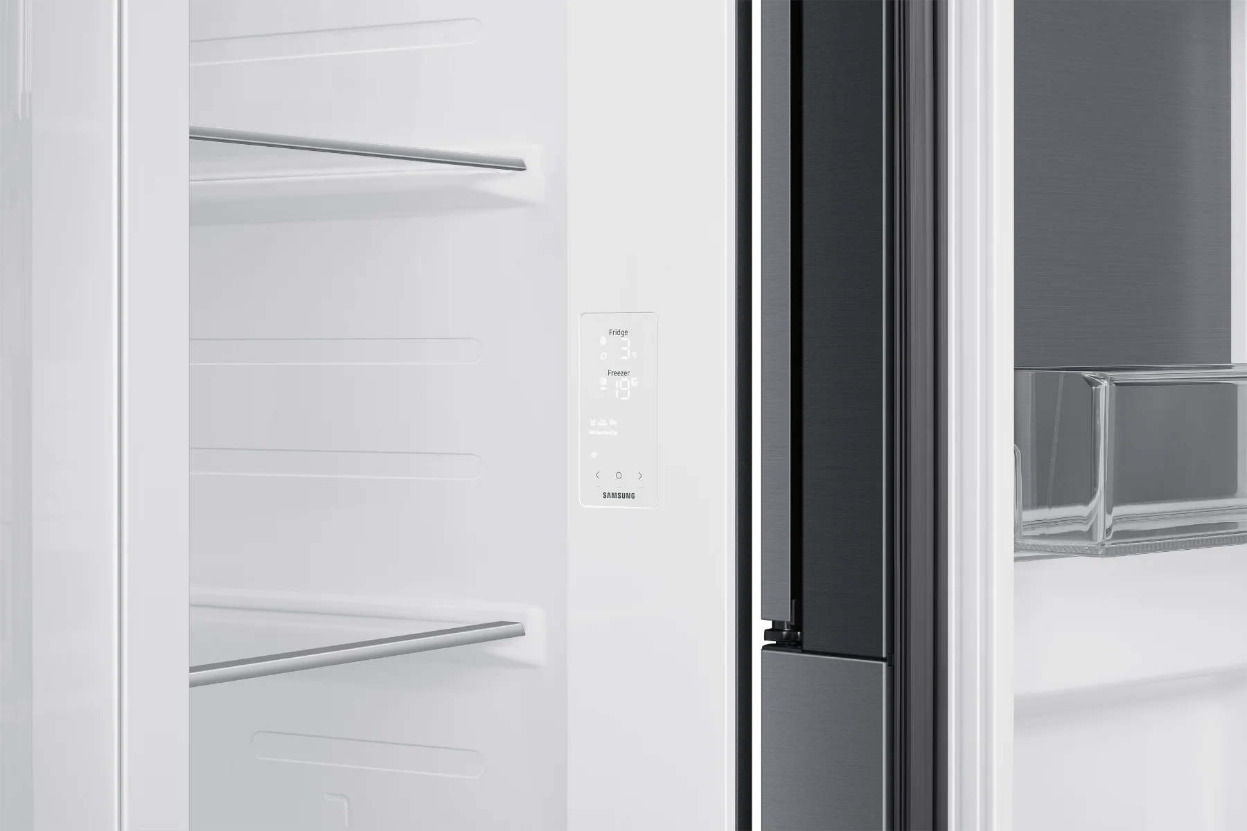 Samsung Refrigerator SBS 650L , 23 CFT - Refined Inox