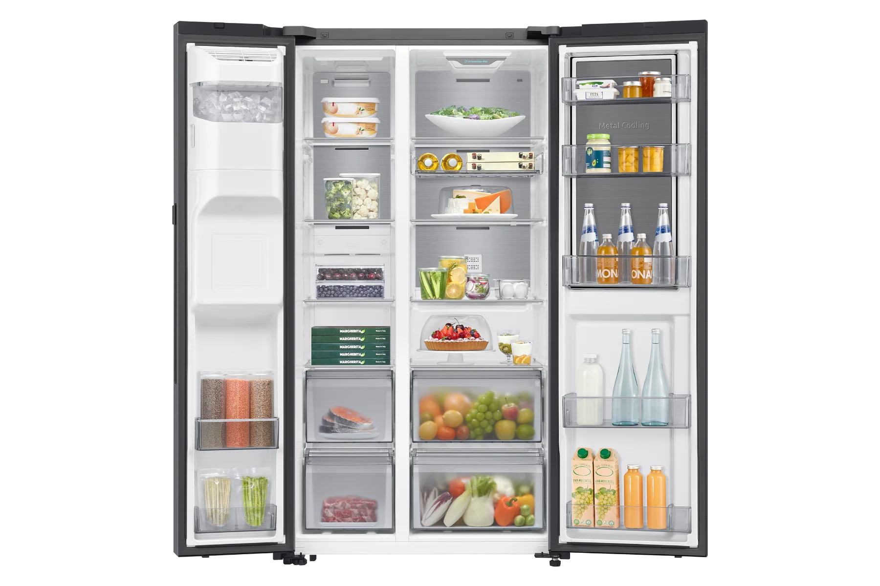 Samsung Refrigerator SBS 650L , 23 CFT - Refined Inox