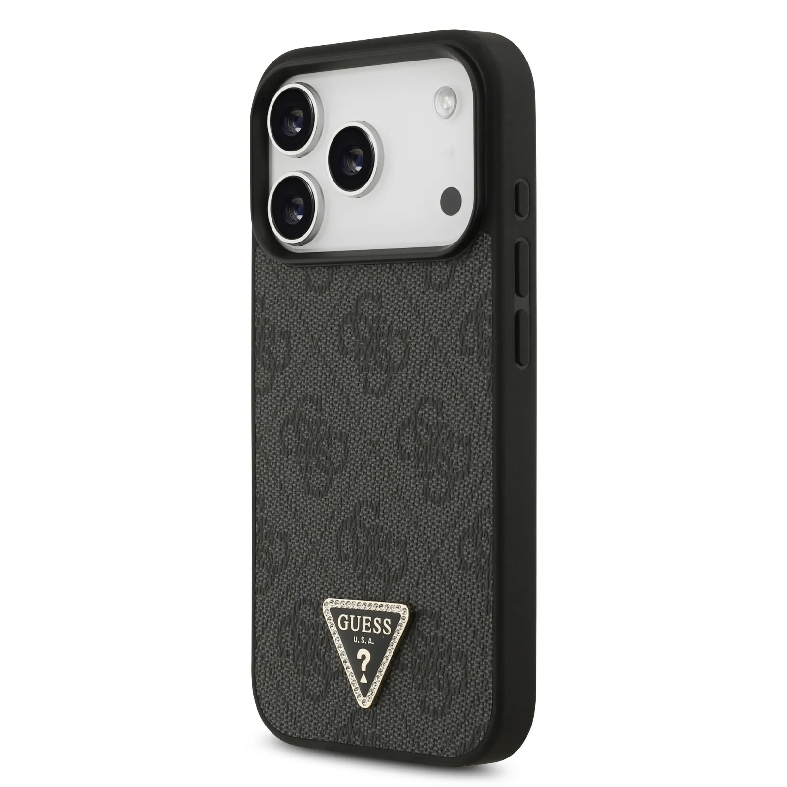 Guess, MagSafe 4G PU Leather Case with Triangle Logo, iPhone 17 Pro Max
