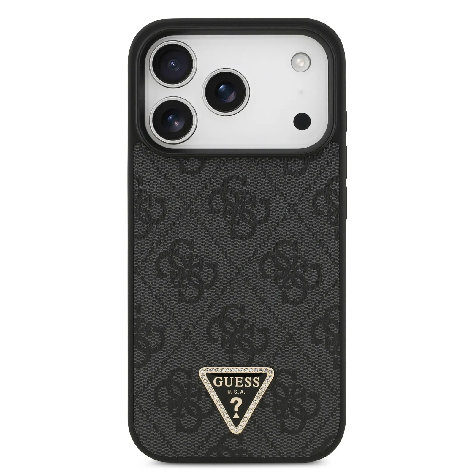 Guess, MagSafe 4G PU Leather Case with Triangle Logo, iPhone 17 Pro Max