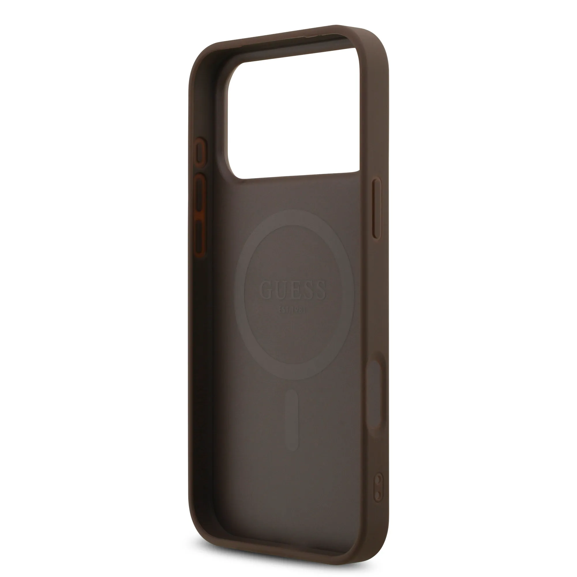 Guess, MagSafe 4G PU Leather Case with Triangle Logo, iPhone 17 Pro Max