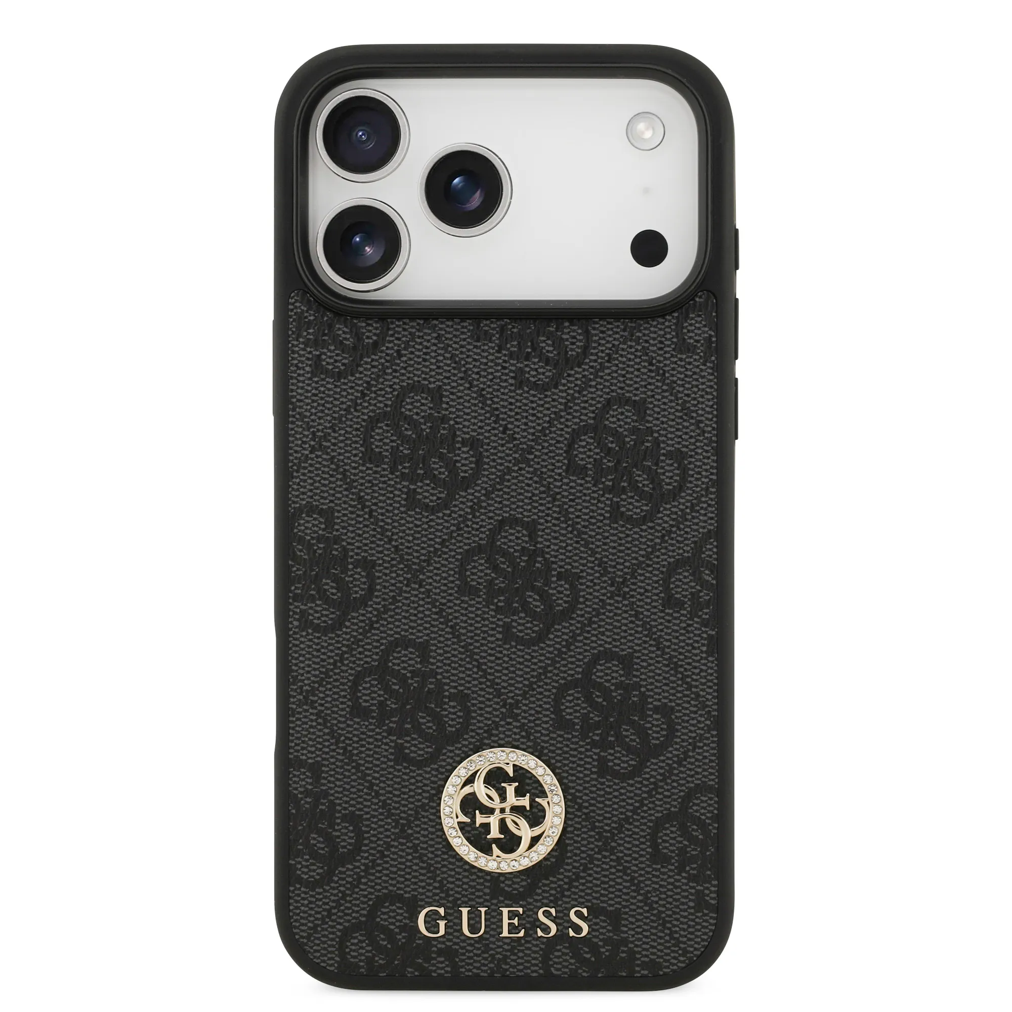 Guess, MagSafe 4G PU Leather Case with Classic & Strass Logo, iPhone 17 Pro Max