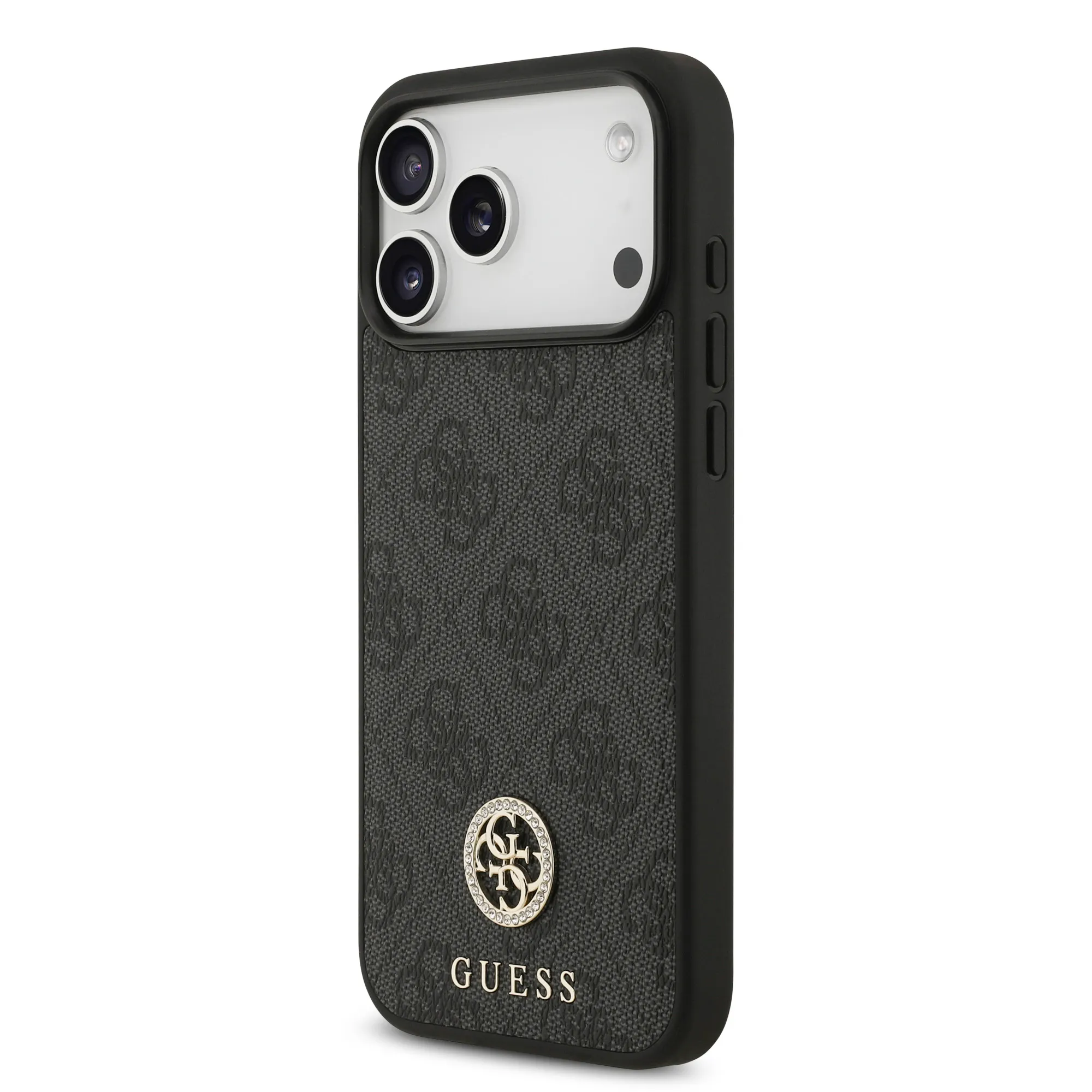 Guess, MagSafe 4G PU Leather Case with Classic & Strass Logo, iPhone 17 Pro Max