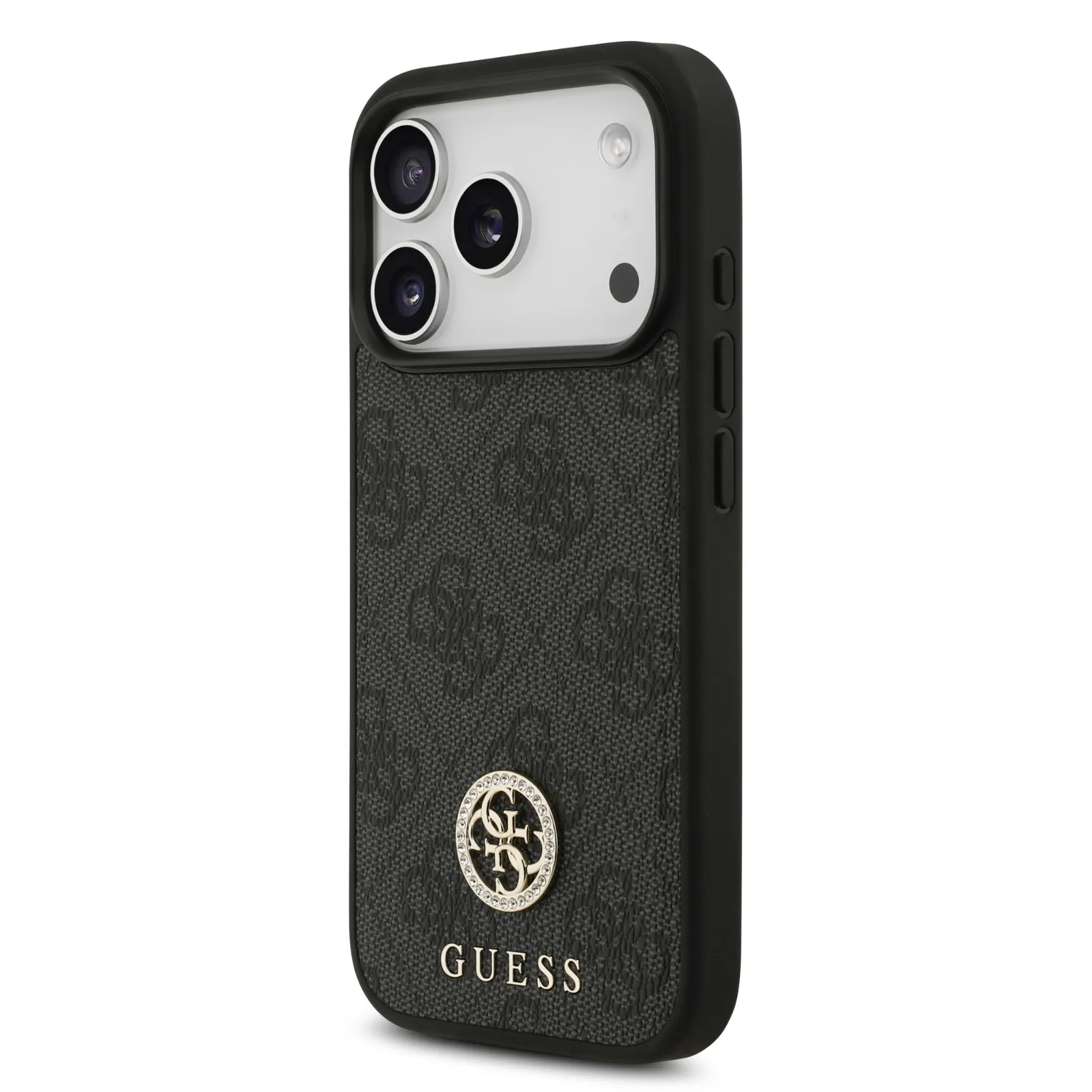 Guess, MagSafe 4G PU Leather Case with Classic & Strass Logo, iPhone 17 Pro