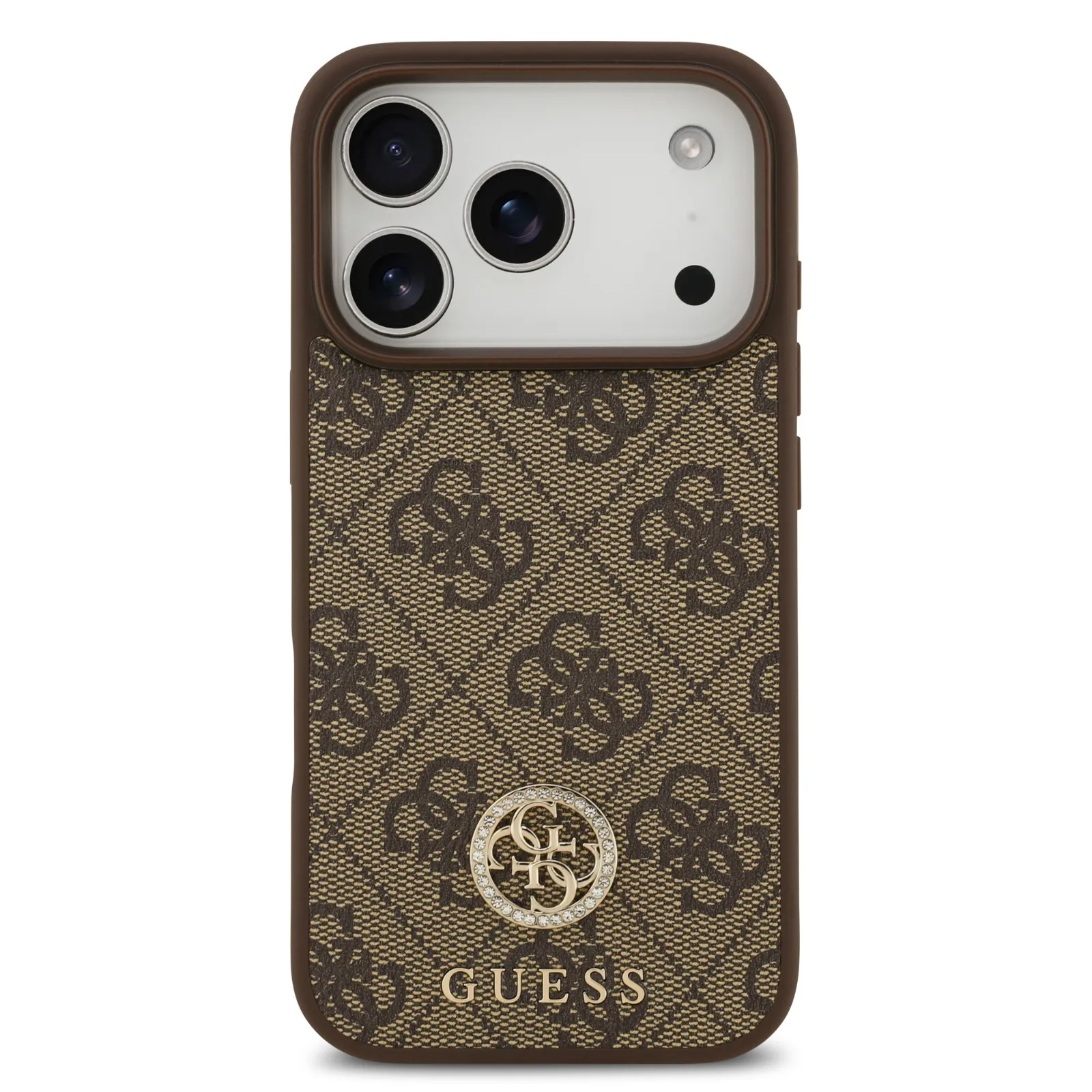 Guess, MagSafe 4G PU Leather Case with Classic & Strass Logo, iPhone 17 Pro