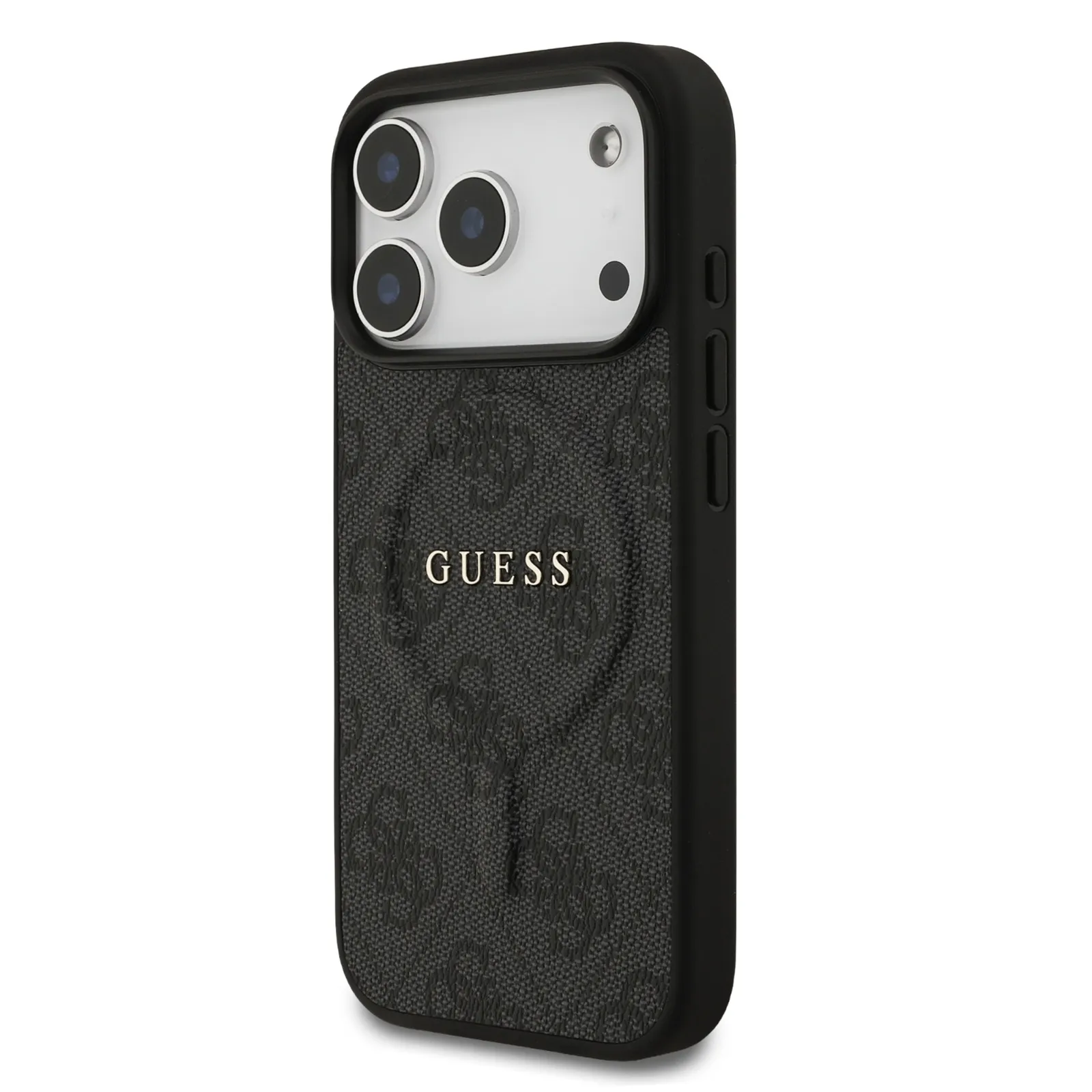 Guess, MagSafe 4G PU Leather Case with Classic Logo, iPhone 17 Pro