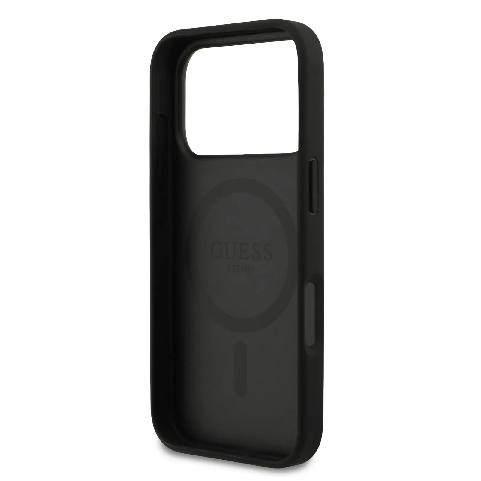 Guess, MagSafe 4G PU Leather Case with Classic Logo, iPhone 17 Pro