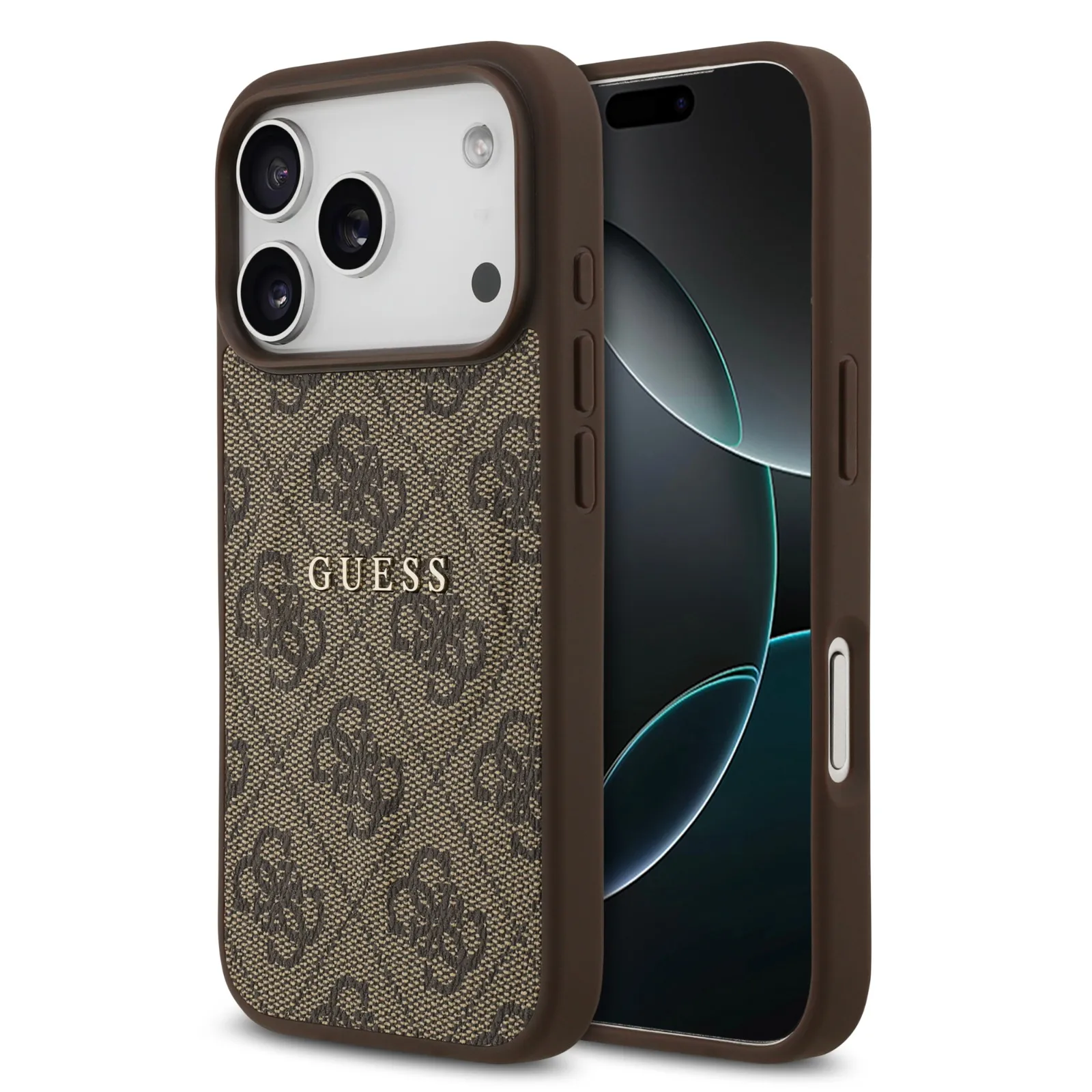 Guess, MagSafe 4G PU Leather Case with Classic Logo, iPhone 17 Pro