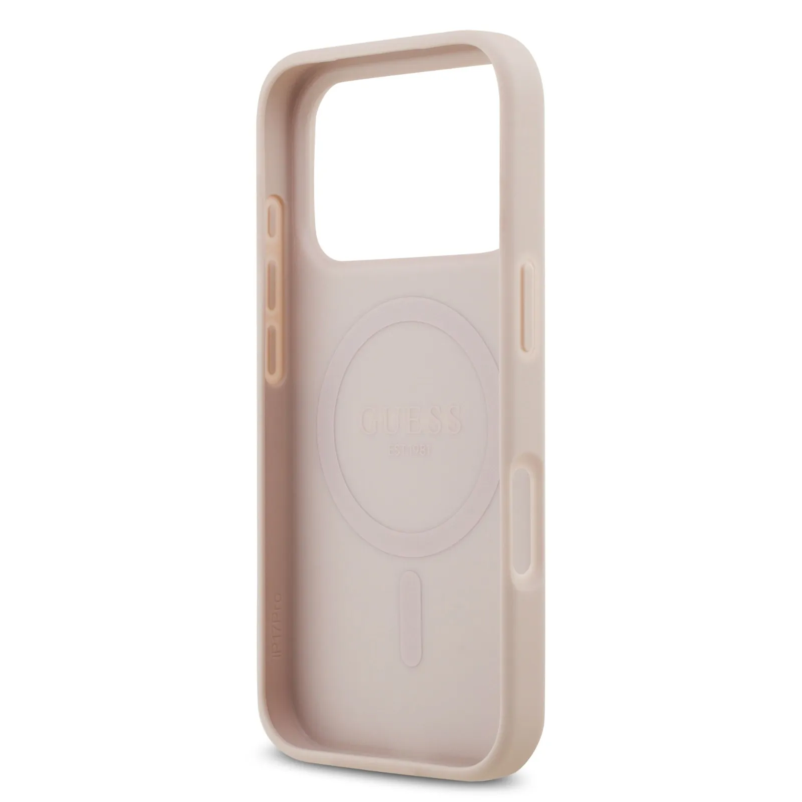 Guess, MagSafe 4G PU Leather Case with Classic Logo, iPhone 17 Pro