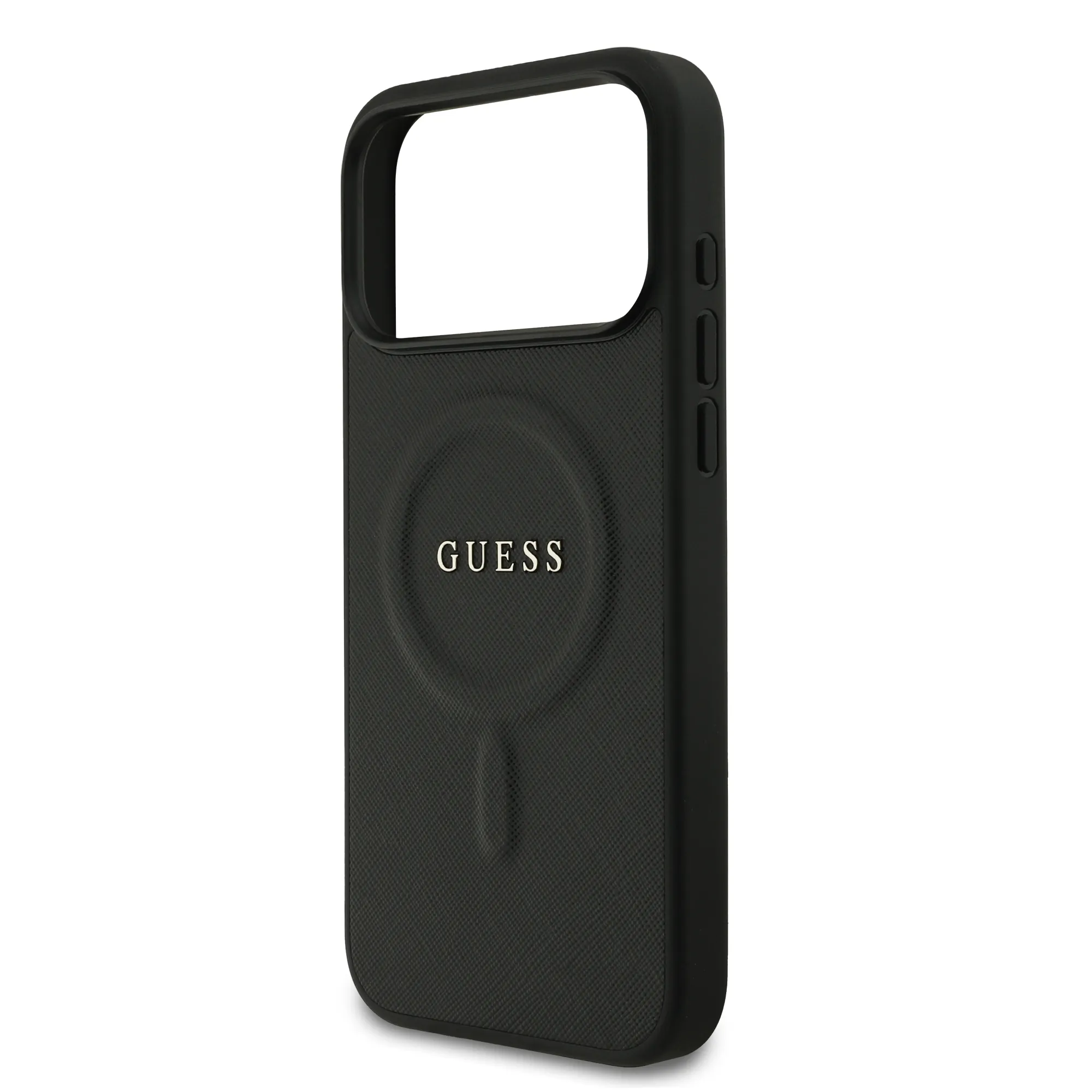 Guess, MagSafe PU Saffiano Leather Case with Classic Logo, iPhone 17 Pro Max