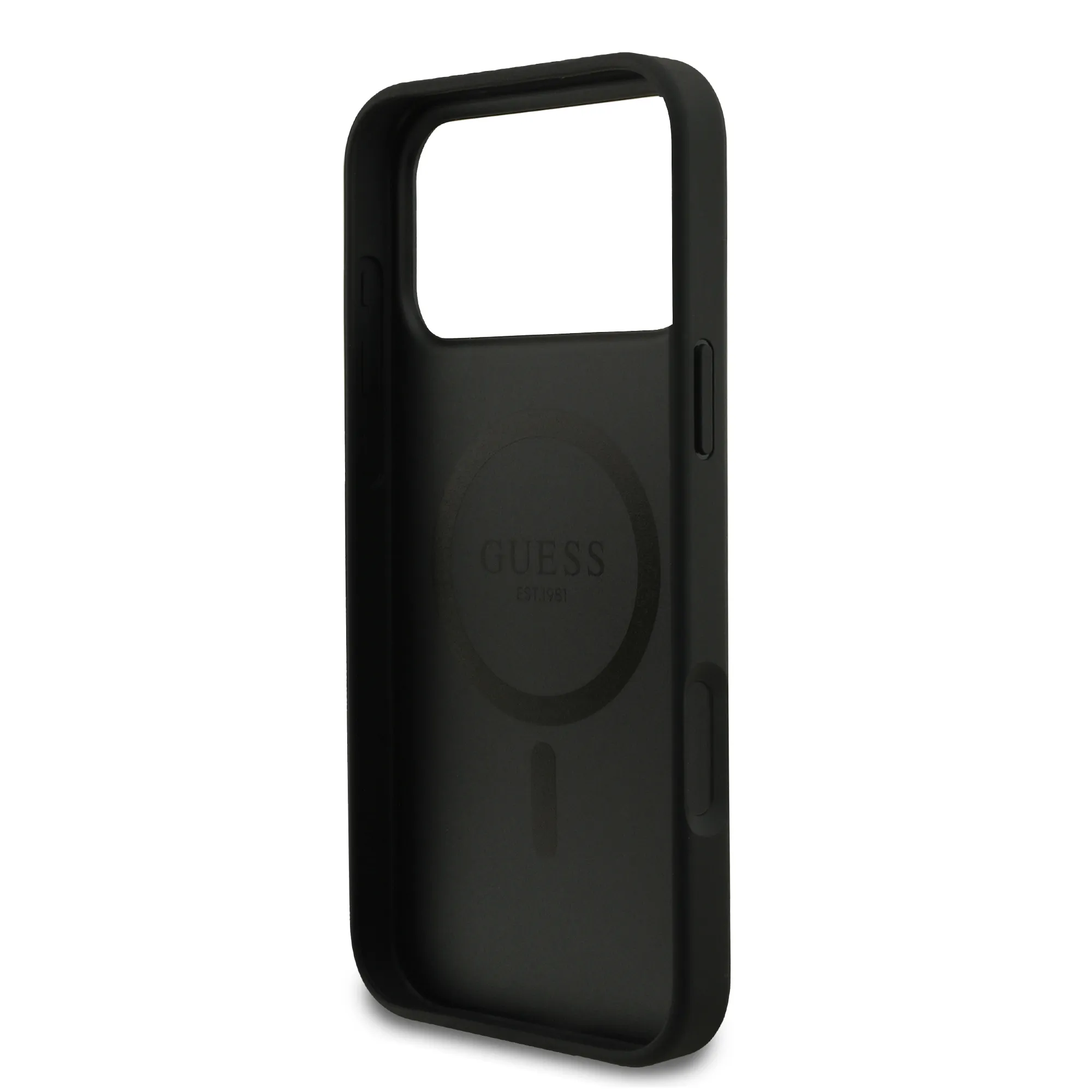 Guess, MagSafe PU Saffiano Leather Case with Classic Logo, iPhone 17 Pro Max