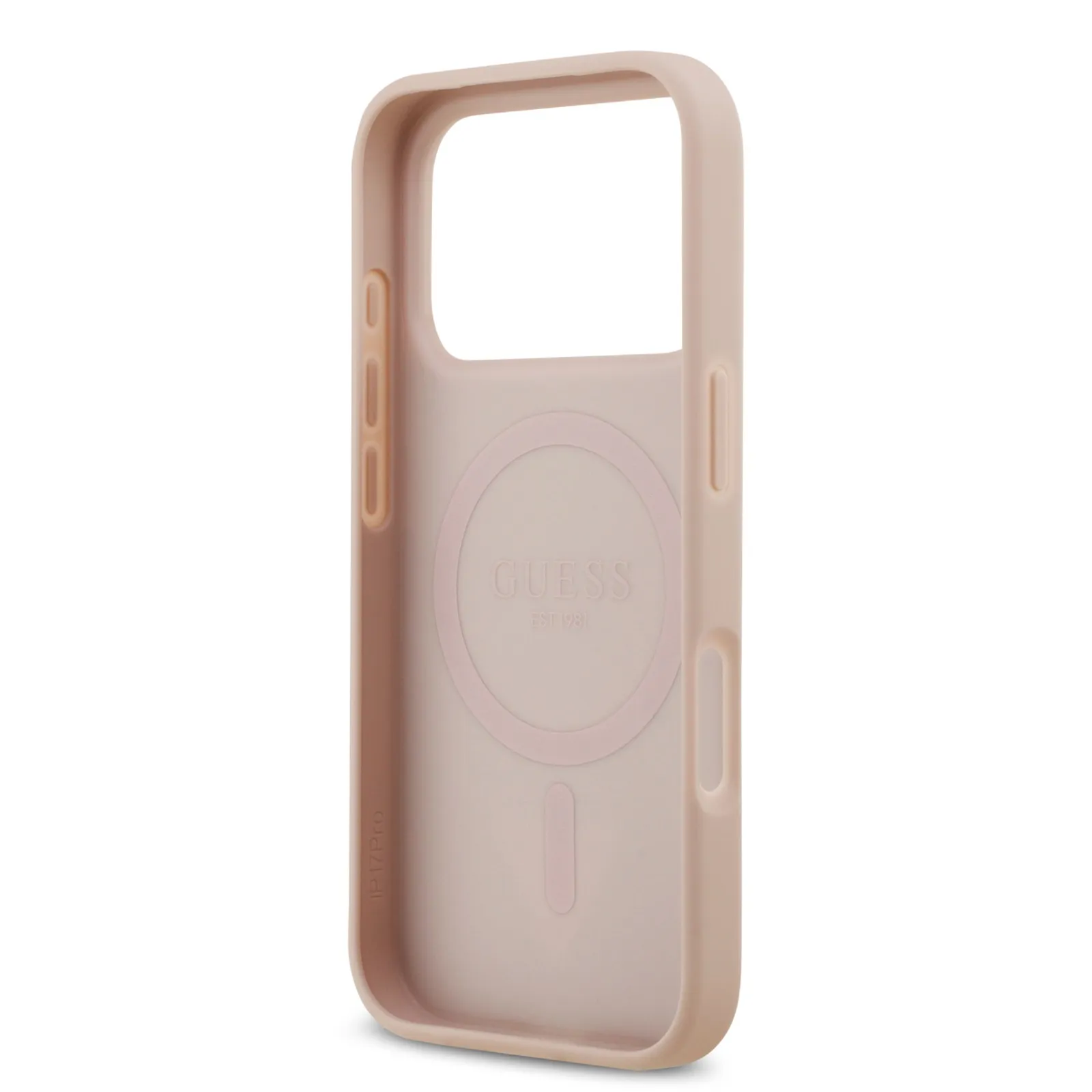 Guess, MagSafe PU Leather Case with Triangle Logo, iPhone 17 Pro