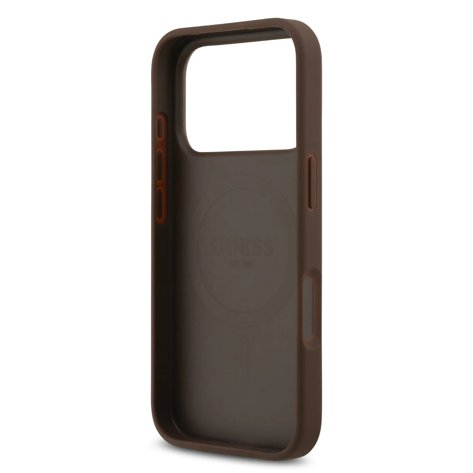 Guess, MagSafe PU Leather Case with Triangle Logo, iPhone 17 Pro