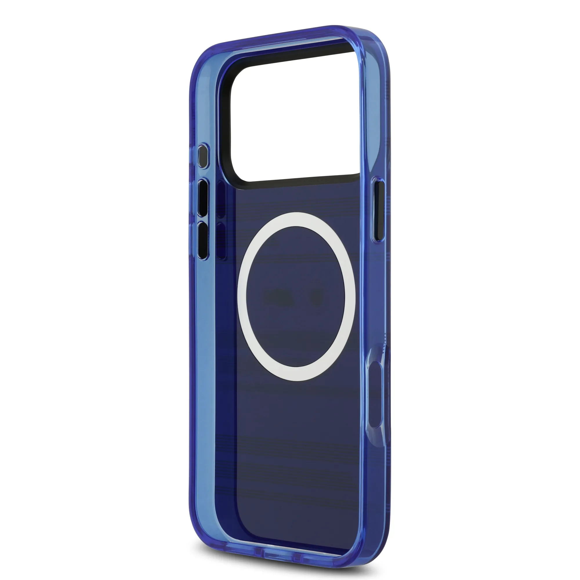 BMW, MagSafe Transparent IML Case with Metal Buttons & Line Designs, iPhone 17 Pro Max