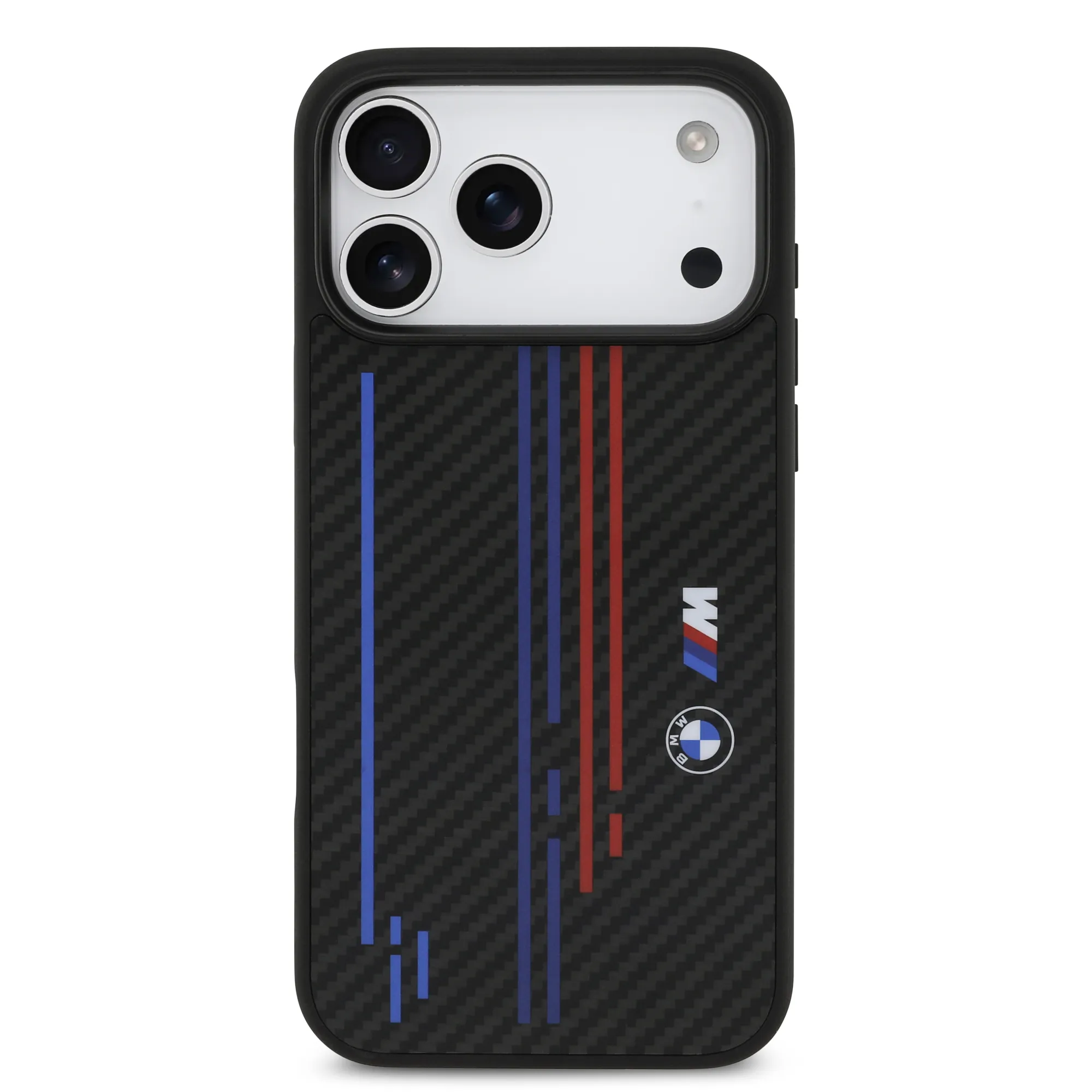 BMW, MagSafe Kevlar Case with Printed Tricolor & Metal Logos, iPhone 17 Pro Max