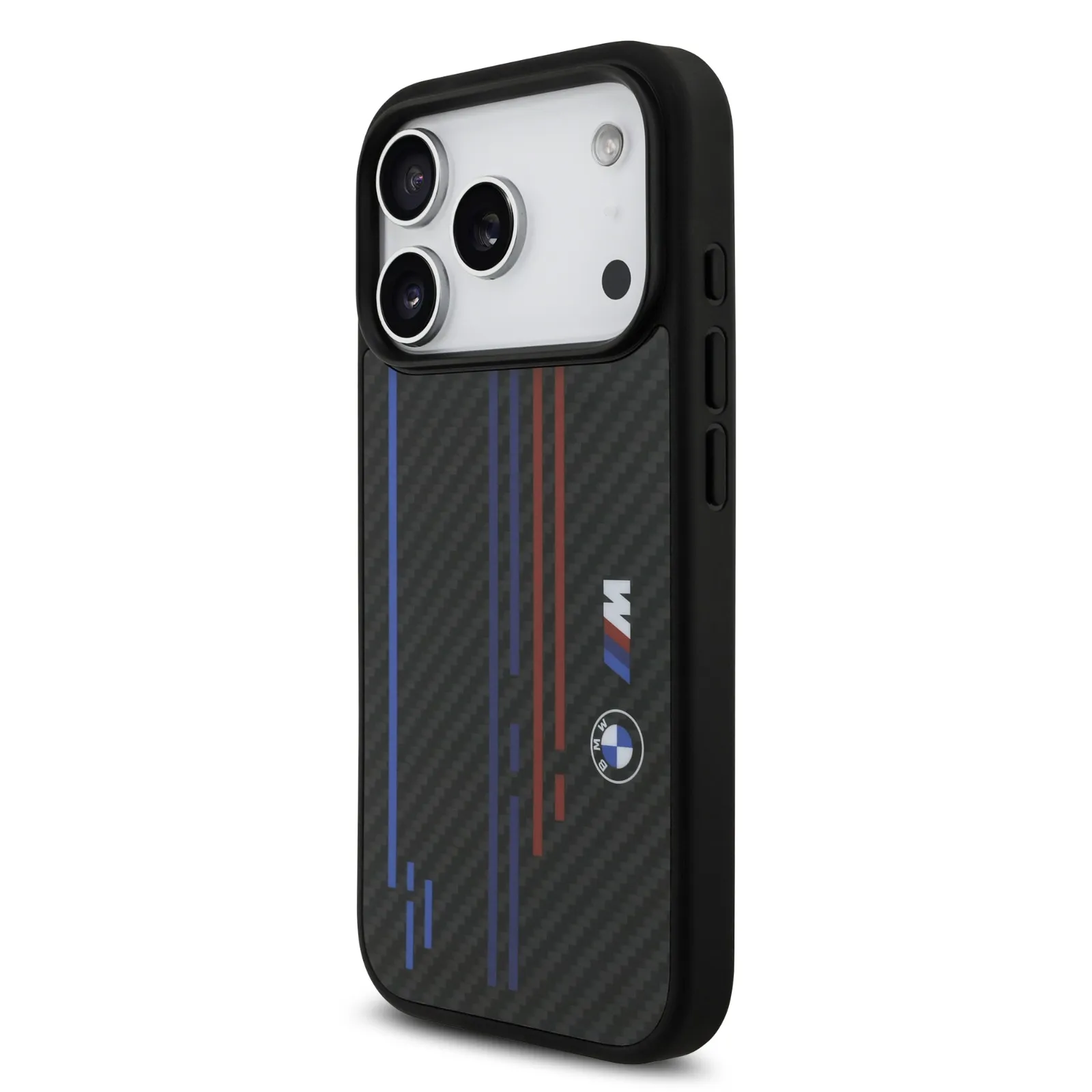 BMW, MagSafe Kevlar Case with Printed Tricolor & Metal Logos, iPhone 17 Pro