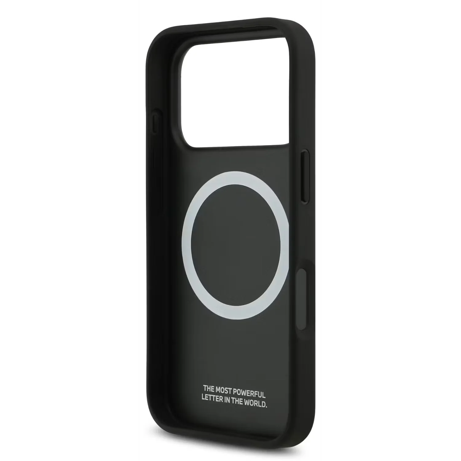 BMW, MagSafe PU Seat-Shaped Leather Case with Metal Logos, iPhone 17 Pro
