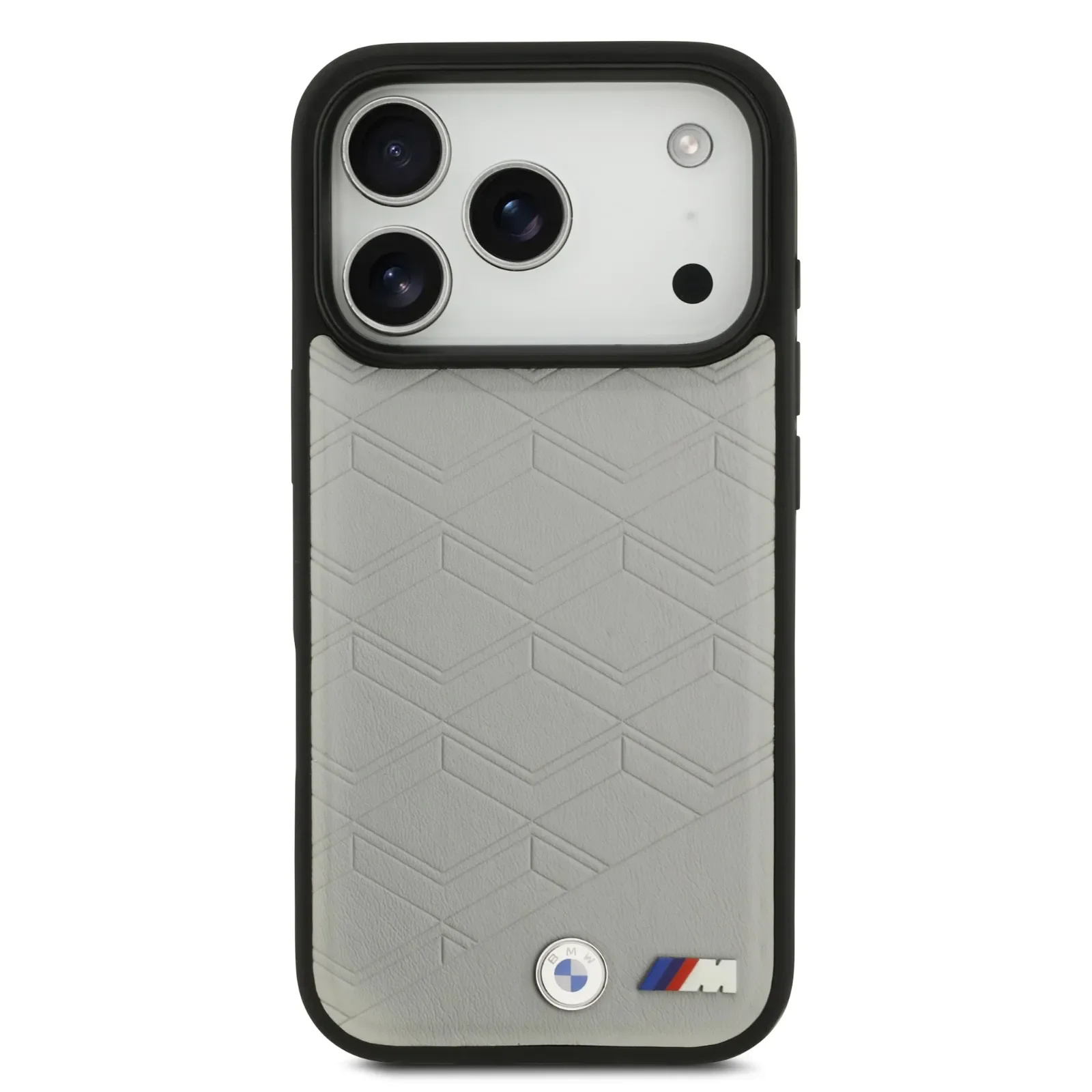 BMW, MagSafe PU Seat-Shaped Leather Case with Metal Logos, iPhone 17 Pro