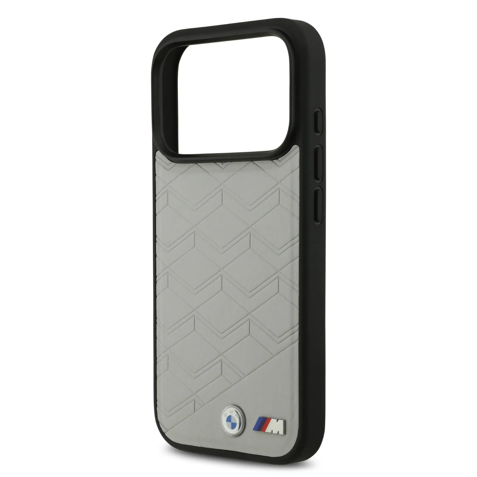 BMW, MagSafe PU Seat-Shaped Leather Case with Metal Logos, iPhone 17 Pro