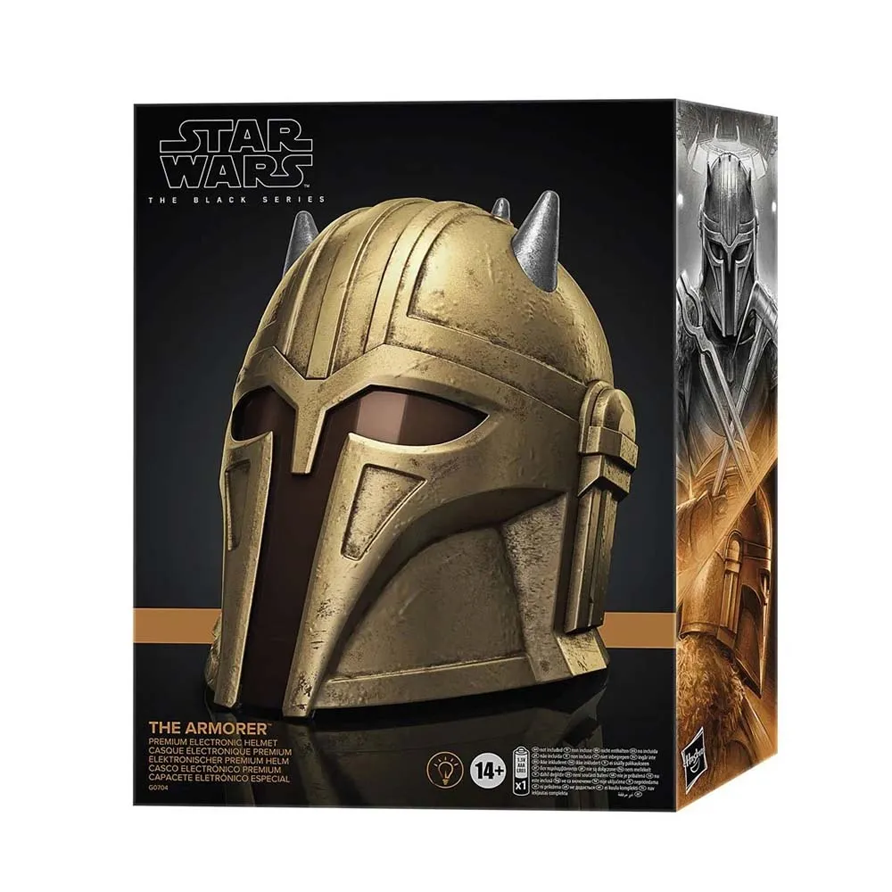 Hasbro G0704, Star Wars The Black Series The Armorer Premium Electronic Roleplay Helmet