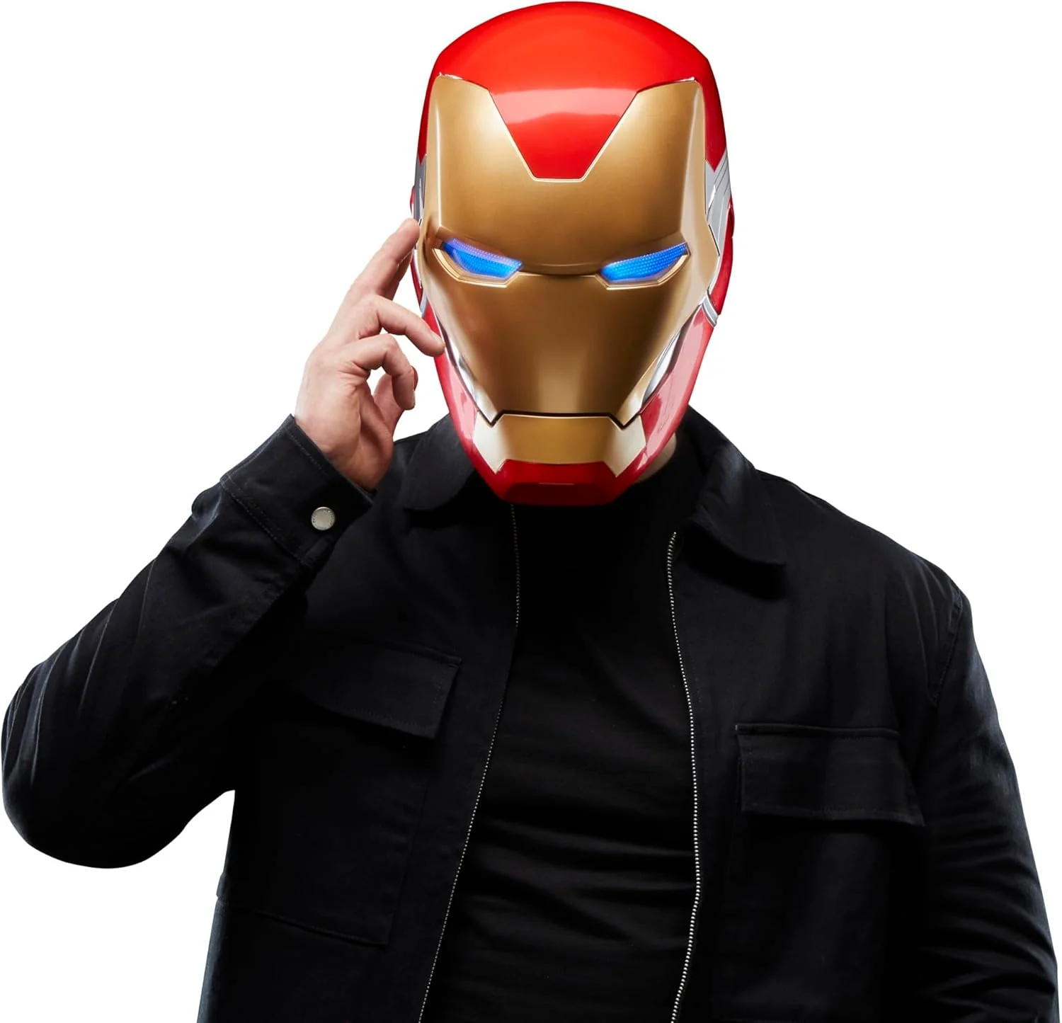Hasbro F9016, Marvel Legends Series Iron Man Premium Electronic Helmet with Light FX