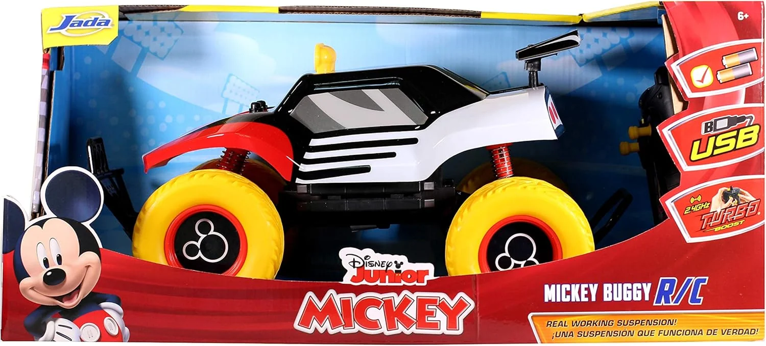 Jada 253078000, Remote Control Mickey Mouse Buggy (1:14)