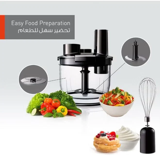 Panasonic MX-SS40BTZ, Four In One Hand Blender, 600W