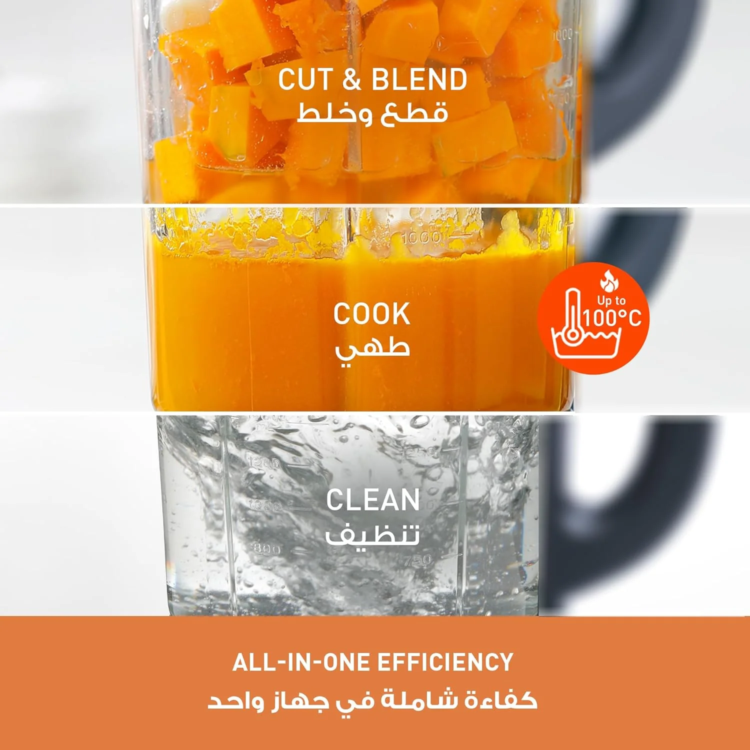 Panasonic MX-HG6401ATZ, All-in-One Cooking Blender, 1100W